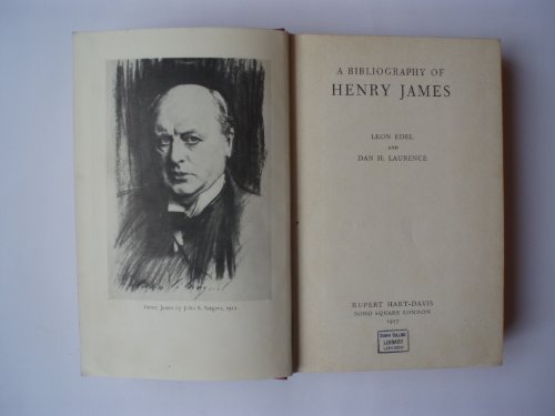 Imagen de archivo de A Bibliography of Henry James (Soho Bibliographies) a la venta por Ergodebooks