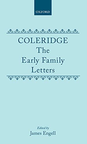 Stock image for Coleridge : The Early Family Letters for sale by Better World Books Ltd