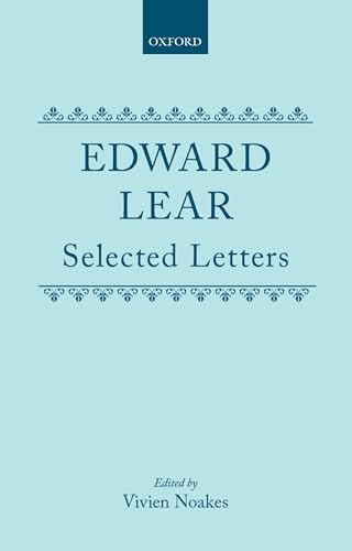 9780198186014: Edward Lear: Selected Letters