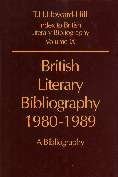 9780198186434: British Literary Bibliography 1980-1989: A Bibliography (Index to British Literary Bibliography, Vol. 8): No.8 & 9