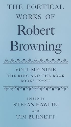 Stock image for Poetical Works of Robert Browning The Ring and the Book for sale by TextbookRush