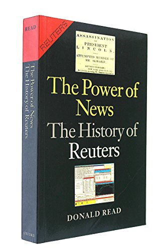 Imagen de archivo de Power of News the History of Reuters a la venta por Wonder Book