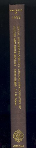 Beispielbild fr Bibliography of British and Irish History (Royal Historical Society annual bibliographies) zum Verkauf von WorldofBooks