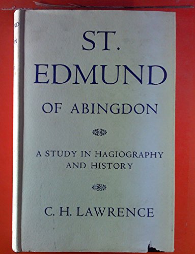 Beispielbild fr St. Edmund of Abingdon: A Study of Hagiography zum Verkauf von Vivarium, LLC