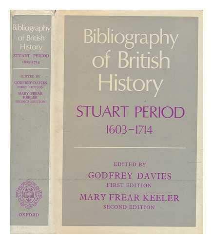 Beispielbild fr A Bibliography of British History: Stuart Period, 1603-1714 zum Verkauf von ThriftBooks-Dallas