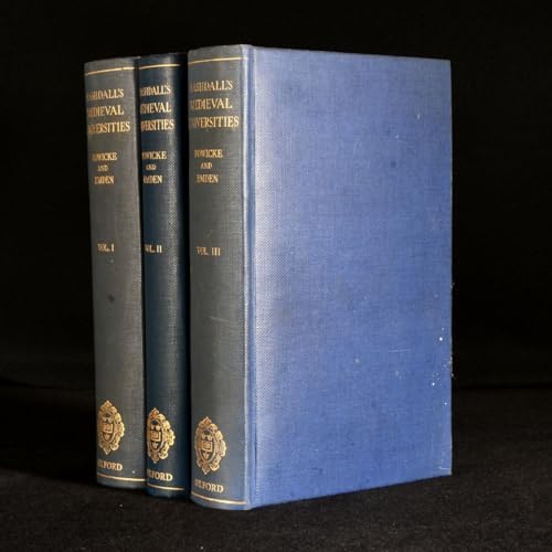 Stock image for The Universities of Europe in the Middle Ages (Three Volumes) [Volume 1 - Salerno, Bologna, Paris; Volume II - Italy, Spain, France, Germany, Scotland; Volume III - English Universities, Student Life] for sale by Windows Booksellers