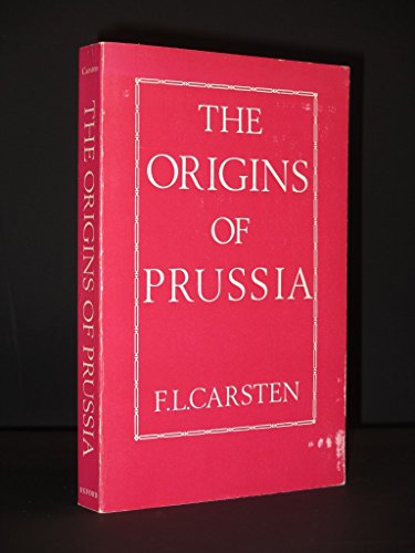 Beispielbild fr The Origins of Prussia zum Verkauf von Hay-on-Wye Booksellers