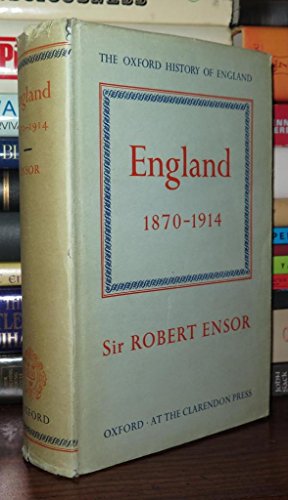 9780198217053: England, 1870-1914