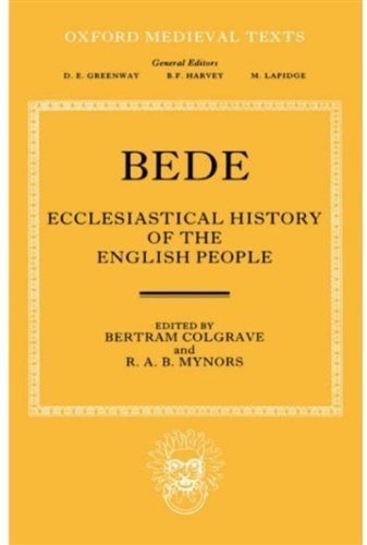 Stock image for Bede's ecclesiastical history of the English people (Oxford medieval texts) for sale by Springhead Books