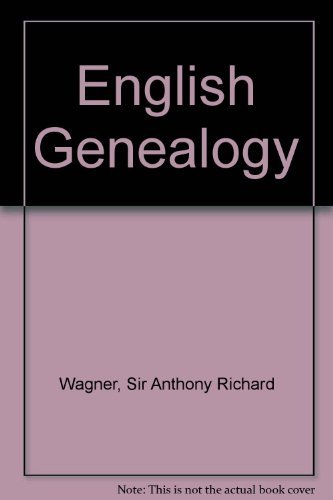 Beispielbild fr English Genealogy zum Verkauf von WorldofBooks