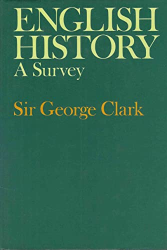 Beispielbild fr English History: A Survey zum Verkauf von Wonder Book