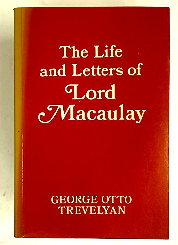 Beispielbild fr The Life and Letters of Lord MaCaulay zum Verkauf von Better World Books