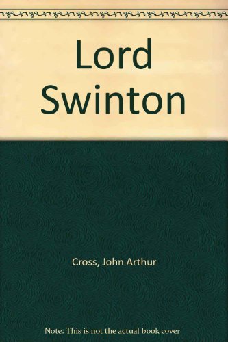 Beispielbild fr Lord Swinton zum Verkauf von Better World Books