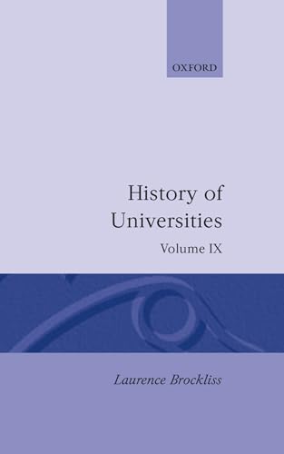 History of Universities: Volume IX: 1990