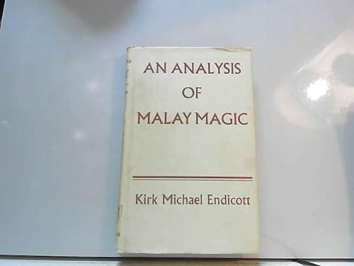 Imagen de archivo de An Analysis of Malay Magic a la venta por Crossroad Books