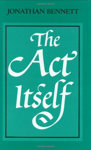 9780198235484: The Act Itself