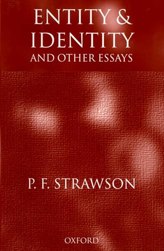 9780198236450: Entity and Identity: and other essays