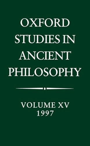 Oxford Studies in Ancient Philosophy (9780198237600) by Taylor, C. C. W.