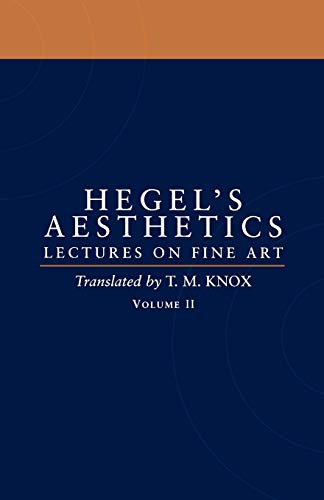 Beispielbild fr Aesthetics: Lectures on Fine Art Volume II zum Verkauf von Ergodebooks