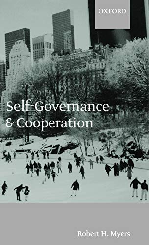 Beispielbild fr Self-Governance and Cooperation zum Verkauf von Better World Books