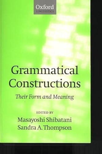 Stock image for Grammatical Constructions for sale by Books Puddle