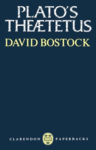 9780198239307: Plato's Theaetetus (Clarendon Paperbacks)