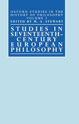 Beispielbild fr Studies in Seventeenth-Century European Philosophy zum Verkauf von Ria Christie Collections