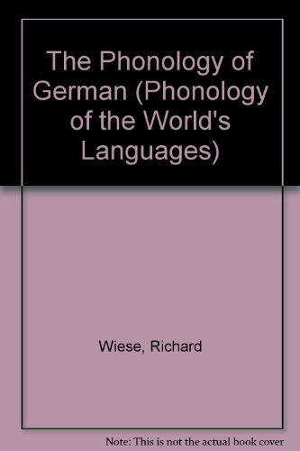 9780198240402: The Phonology of German (Phonology of the World's Languages S.)