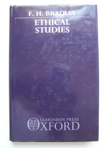 9780198241102: Ethical Studies