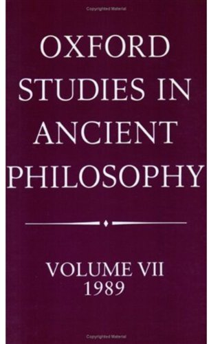 Beispielbild fr Oxford Studies in Ancient Philosophy: v.7 zum Verkauf von AwesomeBooks