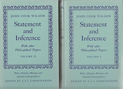 9780198243366: Statement and Inference