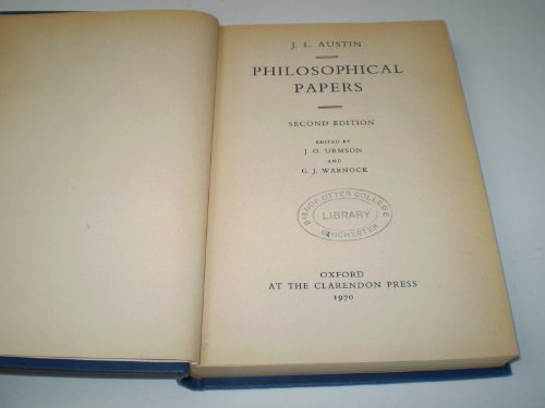 9780198243465: Philosophical Papers