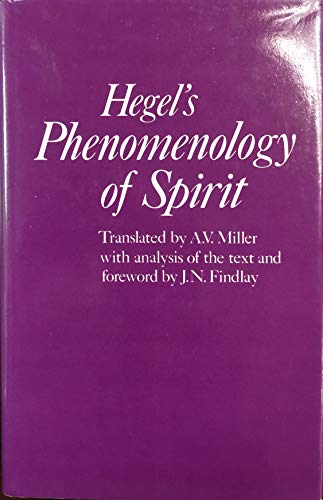 Stock image for Phenomenology of Spirit for sale by Solr Books