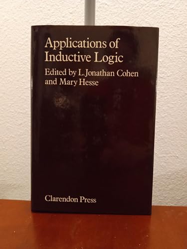 Applications of Inductive Logic: Proceedings of a Conference at the Queen's College, Oxford, Augu...