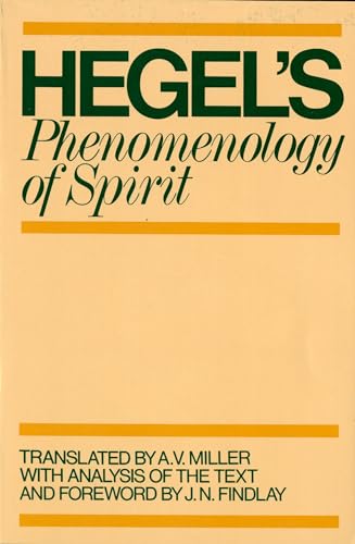 Stock image for Phenomenology of Spirit (C Gb T Galaxy Books N 569) for sale by Ergodebooks