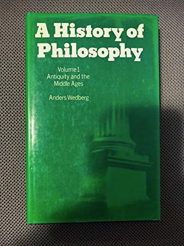 Imagen de archivo de History of Philosophy: Antiquity and the Middle Ages v.1 a la venta por Ergodebooks