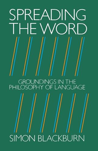 Spreading the Word : Groundings in the Philosophy of Language