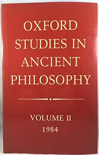 Stock image for Oxford Studies in Ancient Philosophy for sale by ThriftBooks-Atlanta