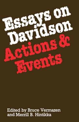 Stock image for Essays On Davidson: Actions and Events for sale by WorldofBooks