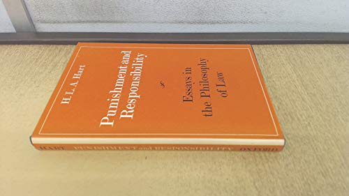 Imagen de archivo de Punishment and Responsibility : Essays in the Philosophy of Law. a la venta por G. & J. CHESTERS