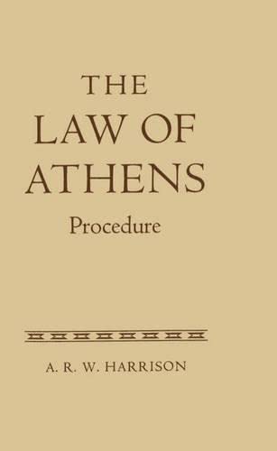 Beispielbild fr The law of Athens zum Verkauf von Better World Books