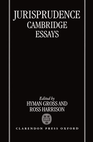 Jurisprudence: Cambridge Essays (9780198252894) by Gross, Hyman; Harrison, Ross