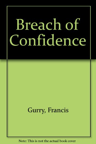 Stock image for Breach of Confidence for sale by Labyrinth Books