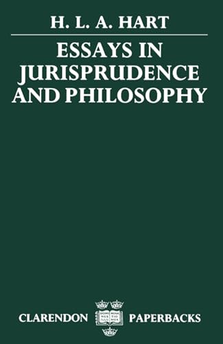 9780198253884: Essays in Jurisprudence and Philosophy