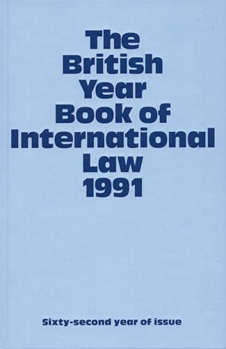 Stock image for The British Year Book of International Law 1991 for sale by Anybook.com