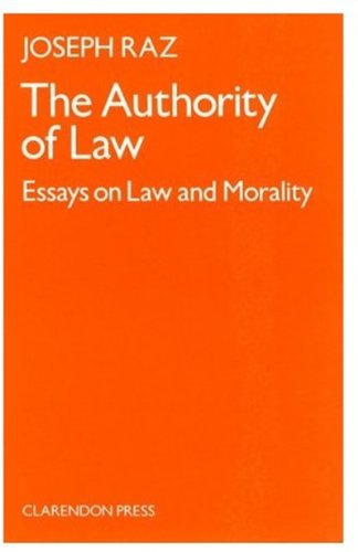 9780198254935: The Authority of Law