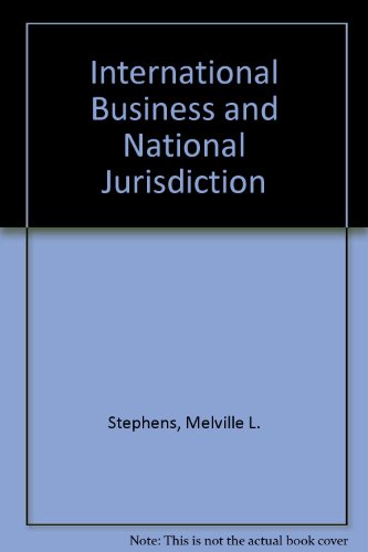 9780198255321: International Business and National Jurisdiction