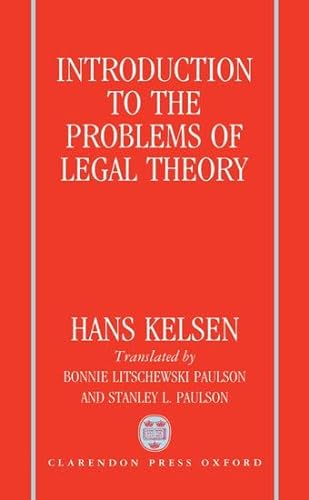An Introduction to the Problems of Legal Theory