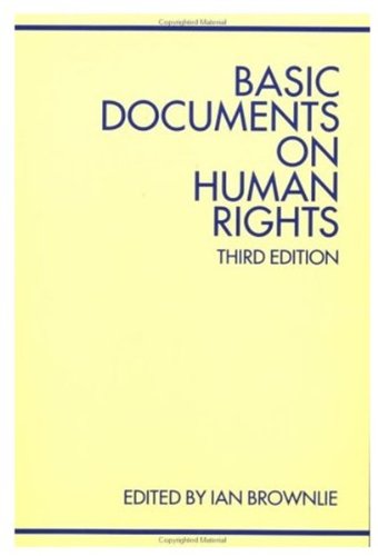 Imagen de archivo de Basic Documents on Human Rights a la venta por HPB-Red