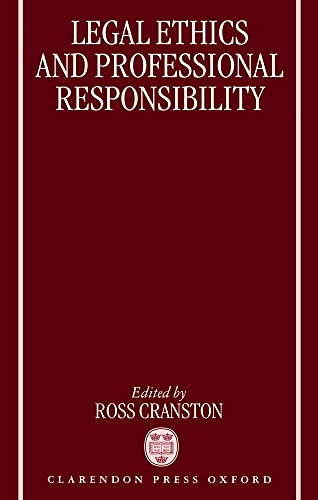 Beispielbild fr Legal Ethics and Professional Responsibility zum Verkauf von BooksRun